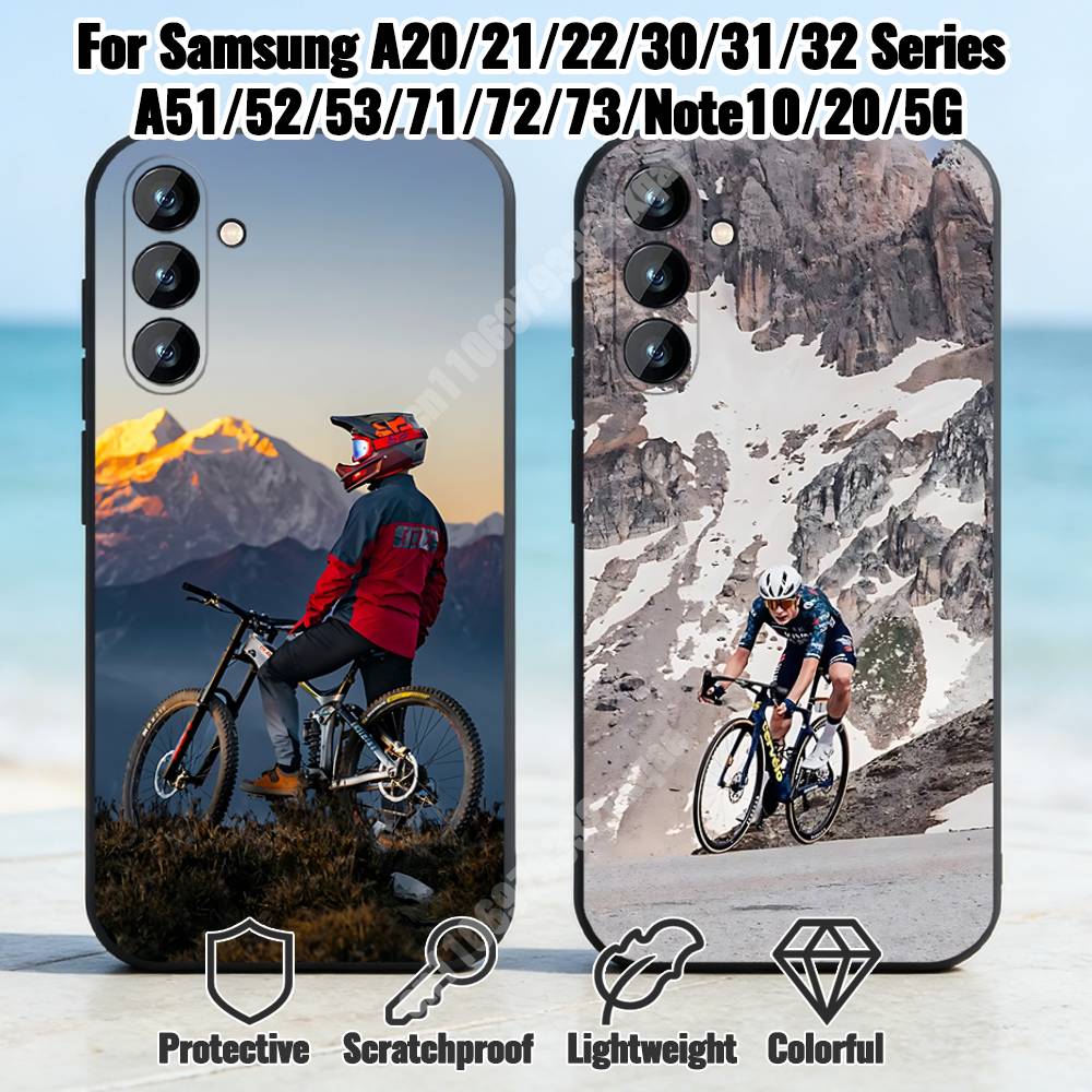 Cycling Quote - Funda de Silicona para Teléfono, Deportiva,