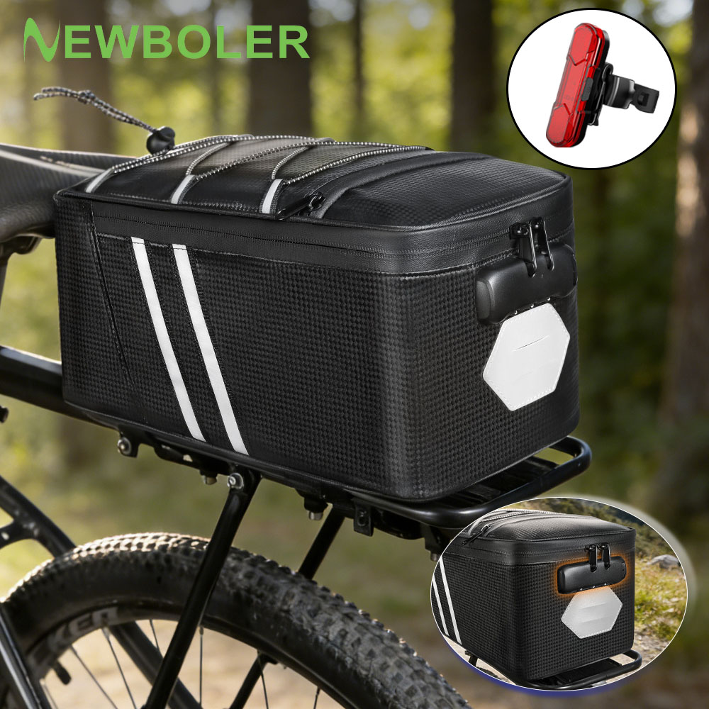 Cycling Journey - Bolsa Trasera para Bicicleta con Candado,