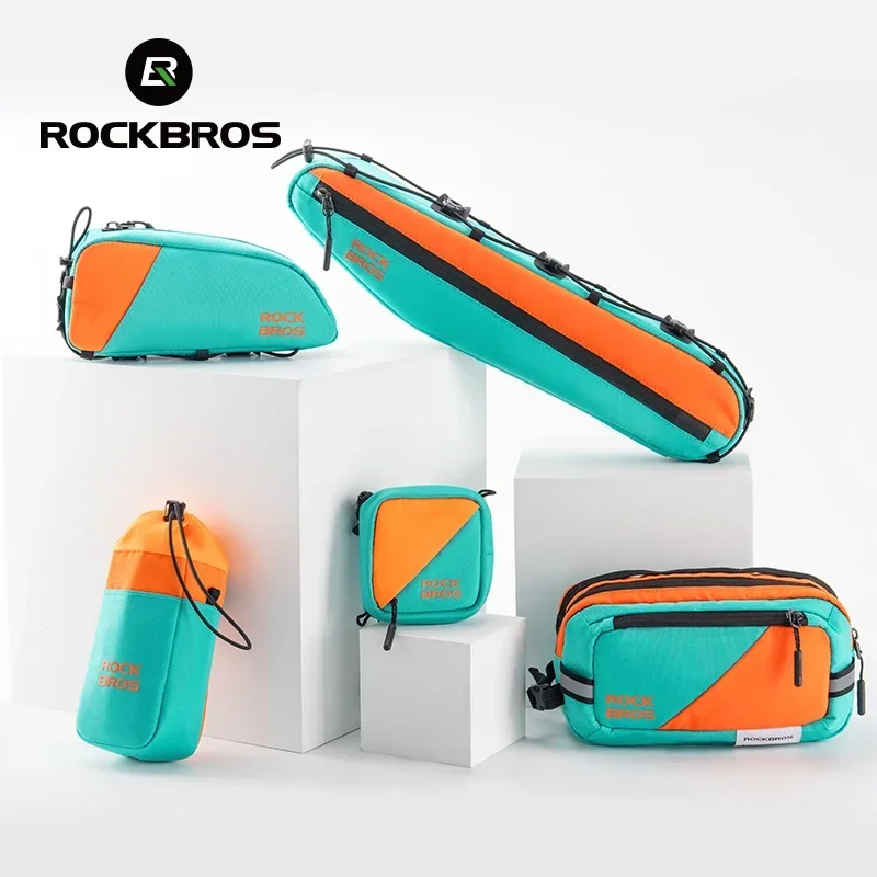 Cycling Journey - ROCKBROS-bolsa para bicicleta combinada, bolsas delanteras